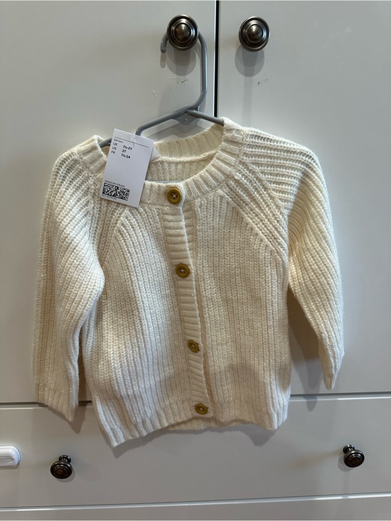 H&M Other - H&M Cream Knit Cardigan with Wooden Buttons